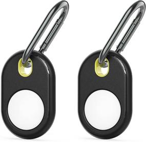 img 4 attached to Soke Airtag Tracker Keychain Black