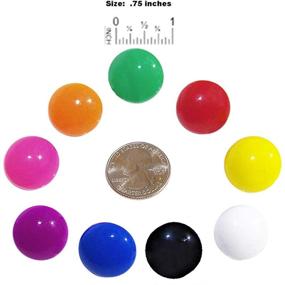 img 2 attached to DesignedDazzle 9 Pairs Multi-Colors Round Button Plastic Earrings - Hypoallergenic Resin Acrylic Studs for Sensitive Ears