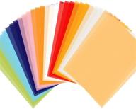 transparent colored vellum paper by shynek - 50 sheets of 8.5 x 11 translucent printable clear vellum sheets in 10 colors for inkjet and laser printers logo