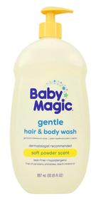 img 4 attached to 🍼 Baby Magic 2-in-1 Baby Wash & Shampoo, Calendula & Coconut - Nourishing Calendula and Coconut Oil Formula, 30 Fl Oz