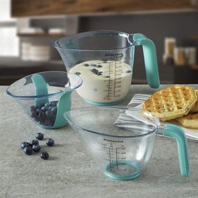 img 3 attached to 🎪 KitchenAid Aqua Sky Gourmet Measuring Jugs Set of 3: KO298OSAQA