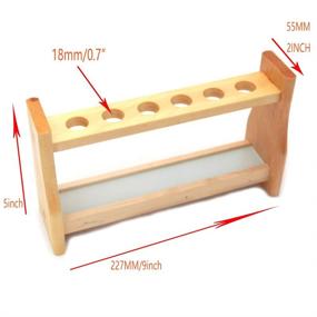 img 3 attached to Chiloskit Holes Wooden Holder 6Slots