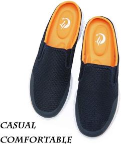 img 3 attached to 👞 CELANDA Lightweight Men's Breathable Slippers - Non Slip Mules & Clogs Shoes