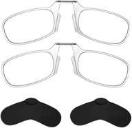 👓 advanced ultra slim and flexible rimless reading glasses - set of 2 pairs logo