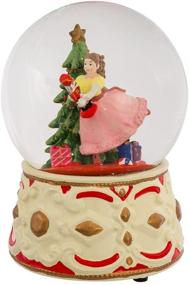 img 4 attached to 🎶 Captivating 5.5-Inch Kurt Adler Clara Musical Water Globe with Nutcracker for Sale