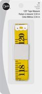 📏 dritz quilters 120-inch tape measure sewing accessory, 3/4"x120", yellow logo