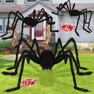 lovkiz halloween decorations realistic spiders logo