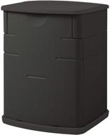 rubbermaid roughneck mini resin: ultimate weather-resistant deck box for outdoor garden storage logo
