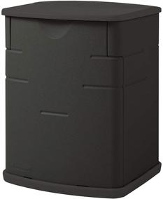 img 4 attached to Rubbermaid Roughneck Mini Resin: Ultimate Weather-Resistant Deck Box for Outdoor Garden Storage