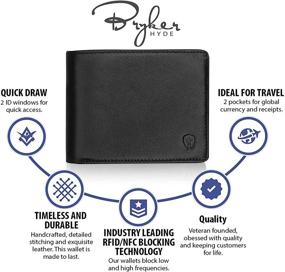 img 2 attached to 👜 Premium Window Wallet: Stylish Bifold with High Capacity for Travel - Men's Accessories in Wallets, Card Cases & Money Organizers