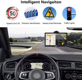 img 1 attached to 📍 Xgody 7-inch GPS Navigation System for Car & Truck Drivers with Voice Guidance, Speed Camera Warning, Free Lifetime Map Updates - 2021 Americas Maps