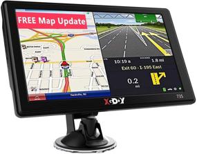 img 4 attached to 📍 Xgody 7-inch GPS Navigation System for Car & Truck Drivers with Voice Guidance, Speed Camera Warning, Free Lifetime Map Updates - 2021 Americas Maps