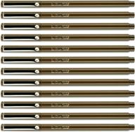 marvy uchida le pen .03mm point brown open stock - bulk pack of 12 logo