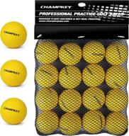 champkey practice foam golf balls - limited flight, true spin and feel training balls for indoor and outdoor golf training логотип