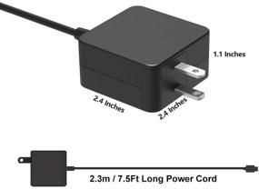 img 2 attached to Extra Long 7.5Ft AC Charger for Asus ADP-45EW B Q325 Q325U Q325UA USB Type C Laptop | Power Supply Adapter Cord