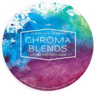 🎨 ooly chroma blends circular acid-free watercolor paper pad - 15 sheets, 8 x 10 inches, enhanced seo logo