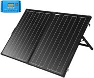 🌞 sungoldpower 130w foldable solar panel suitcase: portable and efficient with lcd charge controller logo