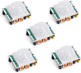 img 2 attached to 🔍 5pcs Songhe HC-SR501 PYR Motion Sensor Detector Modules with Adjustable Ir Pyroelectric Infrared
