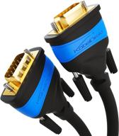 enhance your monitor's connectivity with kabeldirekt connectors - gold plated logo