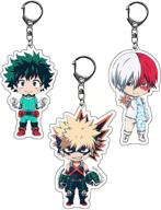 academia keychain keychains todoroki double sided: the perfect accessory for my hero academia fans logo