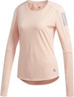 adidas women's own the run long sleeve t-shirt логотип