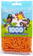 🟠 vibrant orange perler fuse beads – ideal for crafting, 1000pcs logo