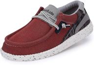 👟 stylish comfort: unveiling hey dude mens wally hawk shoes logo