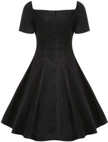 img 3 attached to 👗 Gorgeous Wellwits Sweetheart Gothic Party Dress with Lace-Up Lace Insert: Vintage Elegance for Women