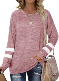 img 4 attached to Sweaters Women Sleeve Loose Sweatshirts