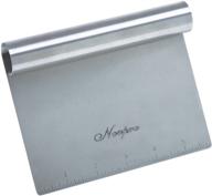 🔪 norpro stainless steel scraper/chopper for effortless cooking, 6in/15cm x 4in/10cm logo