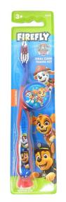 img 1 attached to 🐾 Kid-friendly PAW Patrol Toothbrush Set: Soft Suction Cup Brushes, 2-Pack, for Children 3+ Years