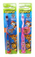 🐾 набор зубных щеток paw patrol, предназначенный для детей: щетки с мягкими присосками, 2 штуки, для детей от 3 лет логотип