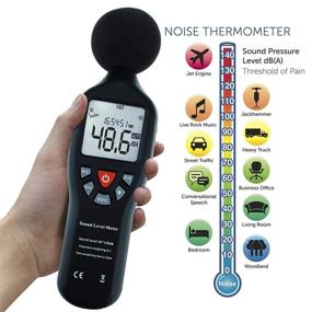 img 1 attached to Instrument Professional Accuracy Measuring 30DB 130DB Test, Measure & Inspect