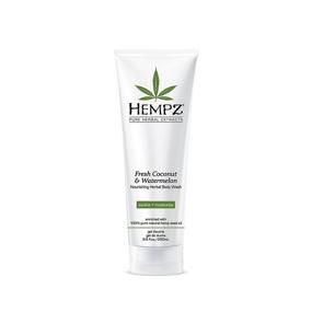 img 4 attached to 🥥 Гель для душа Hempz Fresh Coconut and Watermelon - Нежный ароматный гель, 8,5 унций - Купить мыло с антивозрастными свойствами для молодой кожи - Ароматный душевой крем с ромашкой - Веганский