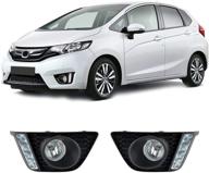 🚘 2014-2017 honda fit fog lights: enhance your visibility with concept fog lights set, equipped with led drl, l&r assembly included logo