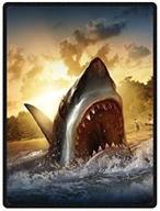 🦈 hommomh 60x80 soft blanket - air conditioning - great white shark 1 logo