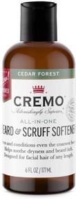 img 4 attached to 🌲 Cremo Cedar Forest Beard & Scruff Softener: Fast-Acting Coarse Hair Conditioner for All Lengths, 30 Second Softening, 6 Oz.