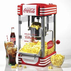 img 3 attached to 🍿 Nostalgia RKP730CK Кукурузная машина для попкорна Coca-Cola, 2,5 унции, красная - Улучшенная оптимизация для поисковых систем