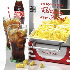 img 2 attached to 🍿 Nostalgia RKP730CK Кукурузная машина для попкорна Coca-Cola, 2,5 унции, красная - Улучшенная оптимизация для поисковых систем