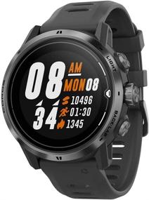 img 4 attached to 🏃 КОРОС APEX Pro Премиум мультиспортивные GPS-часы с монитором сердечного ритма и оксиметром пульса - черные, 40 часов полной работы GPS-батареи, сапфировое стекло, сенсорный экран, барометр: бескомпромиссная производительность и мониторинг