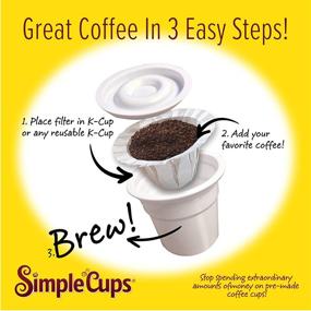img 1 attached to ☕ Keurig Brewer-Compatible Disposable Filters: 300 Replacement Single Serve Paper Filters for Regular and Reusable K Cups, Enjoy Your Custom Coffee Experience!