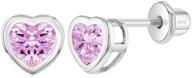 💝 girls' jewelry: sterling silver small heart earrings for optimal seo logo