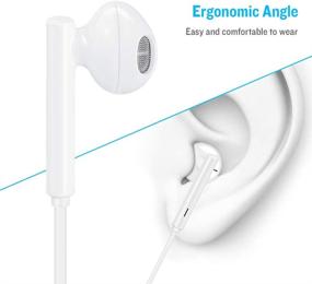 img 1 attached to 🎧 TITACUTE USB Type C Headphones: Digital Earbuds with Microphone for Samsung Galaxy S20 S21 Ultra, OnePlus 8 Pro and More - Noise Isolation, Wired In-Ear Headphones