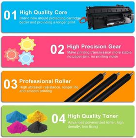 img 2 attached to 4Benefit Compatible Cartridge Replacement Laserjet Computer Accessories & Peripherals for Printer Ink & Toner