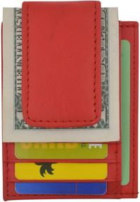 img 4 attached to 👔 Genuine Leather Magnetic Pocket Wallet for Men - Ideal Men's Accessory for Wallets, Card Holders & Money Organizers