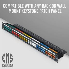 img 1 attached to Everest Media Solutions RJ45 Keystone Industrial Electrical: Enhancing Network Connectivity and Electrical Efficiency