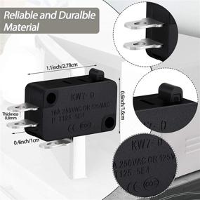 img 3 attached to 🔁 Replacement Door Switch for Microwave Oven - Set of 6: W10269458, W10727360, W10269460, SZM-V16-FC-61, SZM-V16-FC-62, SZM-V16-FC-63 - Compatible with a Wide Range of Microwaves