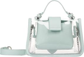 img 2 attached to Shoulder Transparent Crossbody Messenger Waterproof