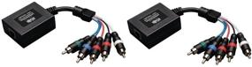 img 1 attached to 📺 Tripp Lite B136-101 Component Video with Stereo Audio Extender over Cat5/Cat6 - Full HD Transmitter and Receiver, Black