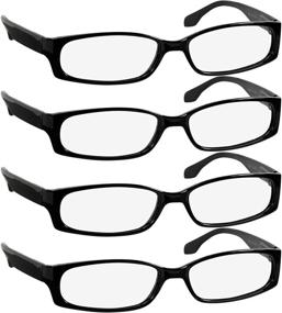 img 4 attached to 😎 TruVision Readers 9503HP - Stylish Reading Glasses with Comfort Spring Hinges for Men and Women